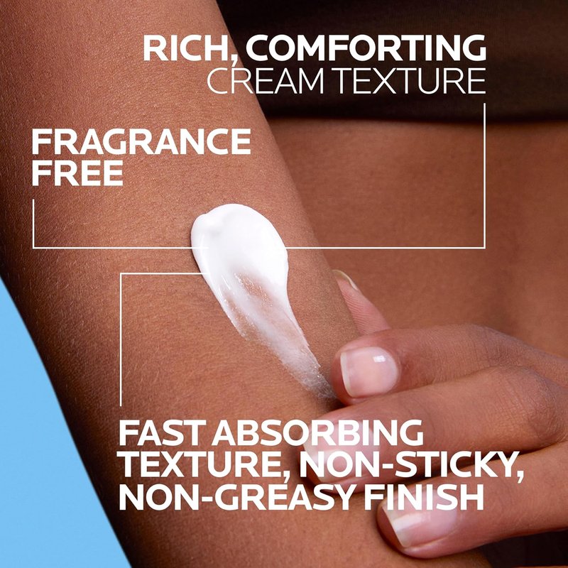 La Roche-Posay Lipikar AP+MAX Moisturizing Body Cream - Repairing Lotion for Dry Skin with Shea Butter & Niacinamide | Gentle Formula for Sensitive Skin