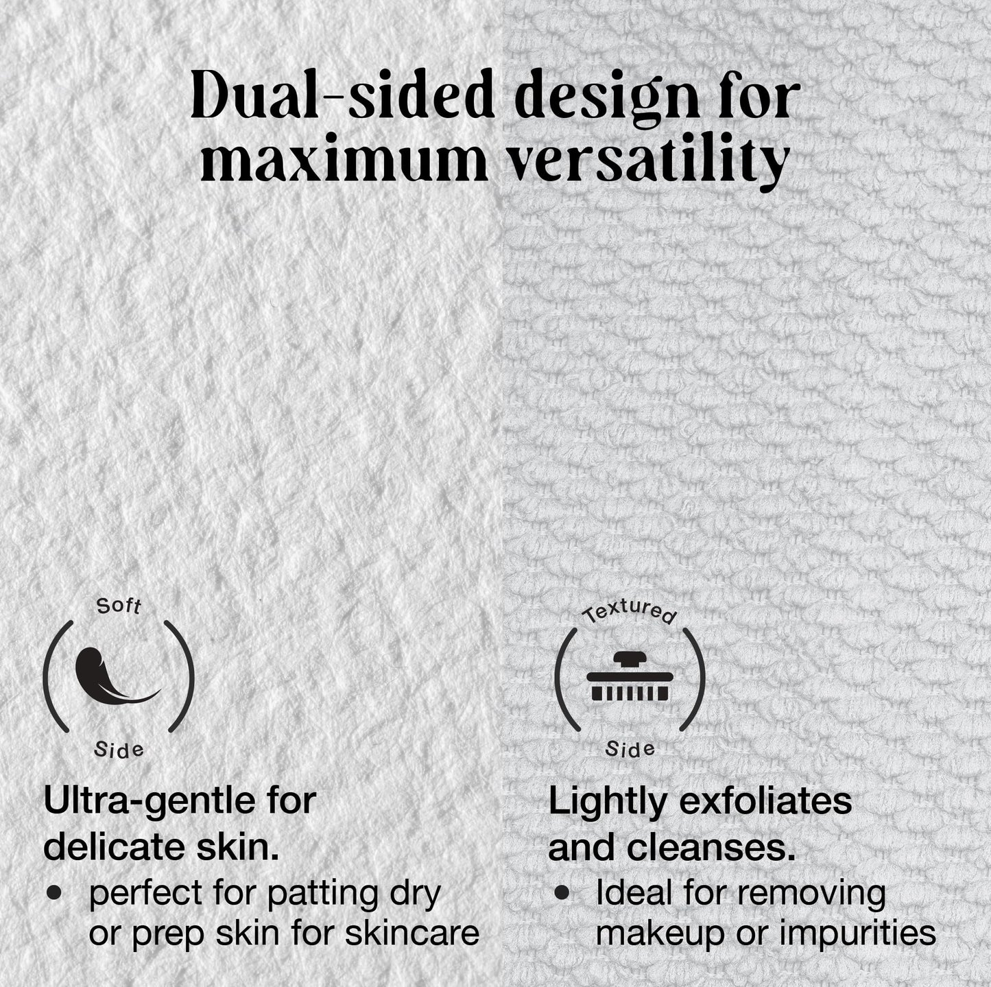 50 CT Face Cloths for Washing Face – Biodegradable Viscose Disposable Face Towel – Ultra Absorbent Clean Towels Wipes for Skincare & Makeup Removal – Lint-Free Facial Towelettes for Sensitive Skin