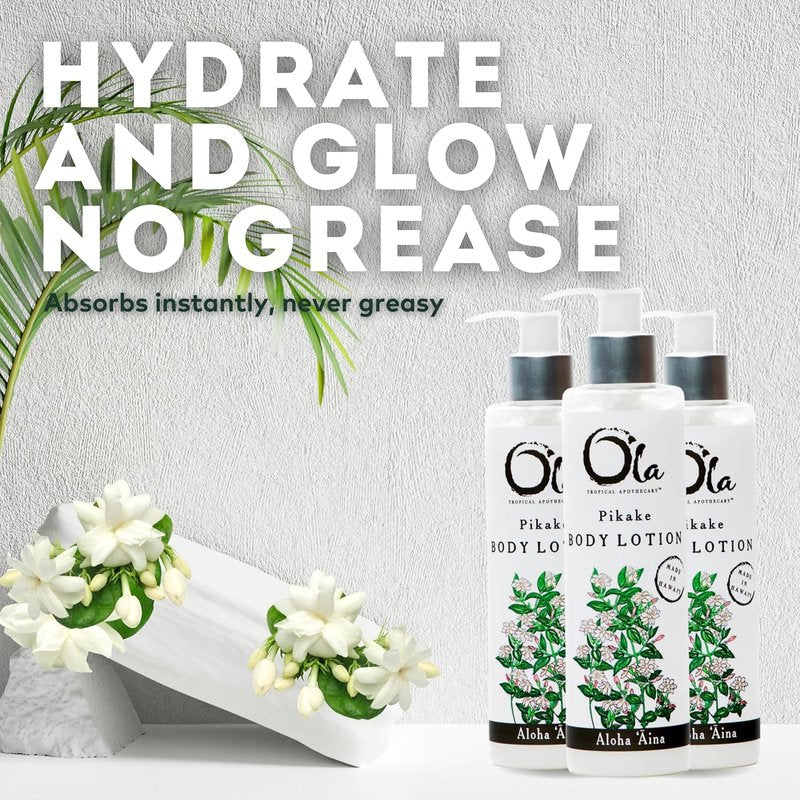 Ola Pikake Body Lotion - Nourishing Tropical Oils & Plant Extracts | 8.45 Fl Oz