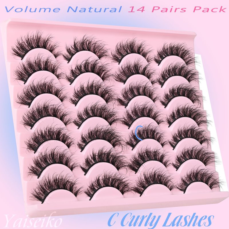 Natural Manga Eyelashes Cat Eye Lashes Spiky Eyelash That Look Like Extensions Strip Lashes Wispy Eyelashes Soft 17mm Foxy Eyelash by Yaiseiko