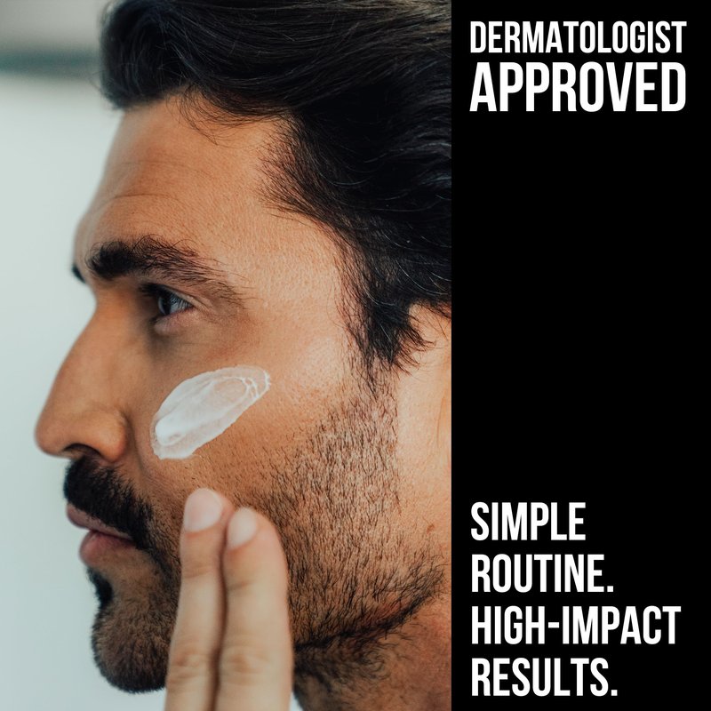 RUGGED & DAPPER - Age Defense Face Moisturizer for Men | 4oz | Hydrating Mens Face Lotion | Unscented Formula