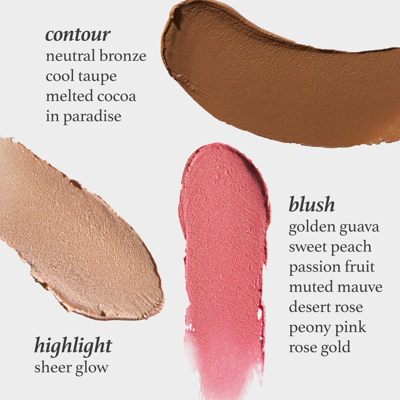 Skip The Brush Cream to Powder Bronzer Stick - Melted Cocoa - 2-in-1 Cream Bronzer and Contour Stick for the Face - Blendable, Buildable, No Brush Needed - Cruelty-Free, Dewy, All Skin Types