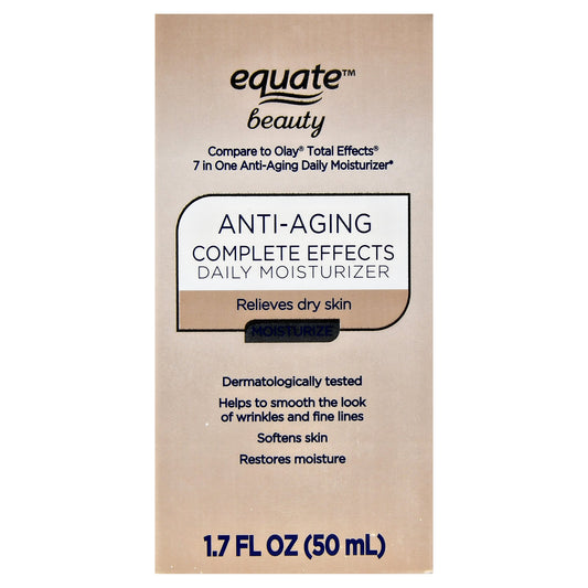 Equate Beauty Anti-Aging Complete Effects Daily Moisturizer, 1.7 oz