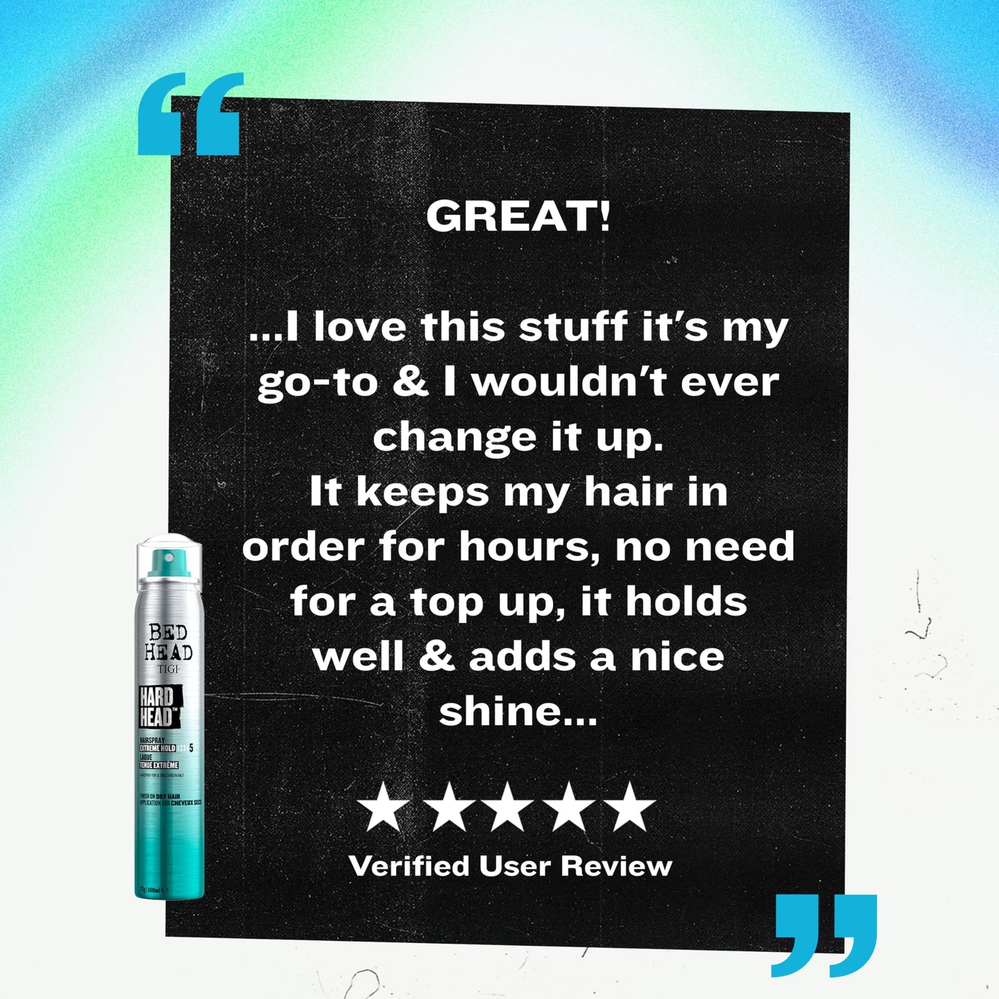 TIGI Bed Head Hard Head Hairspray for Extra Strong Hold