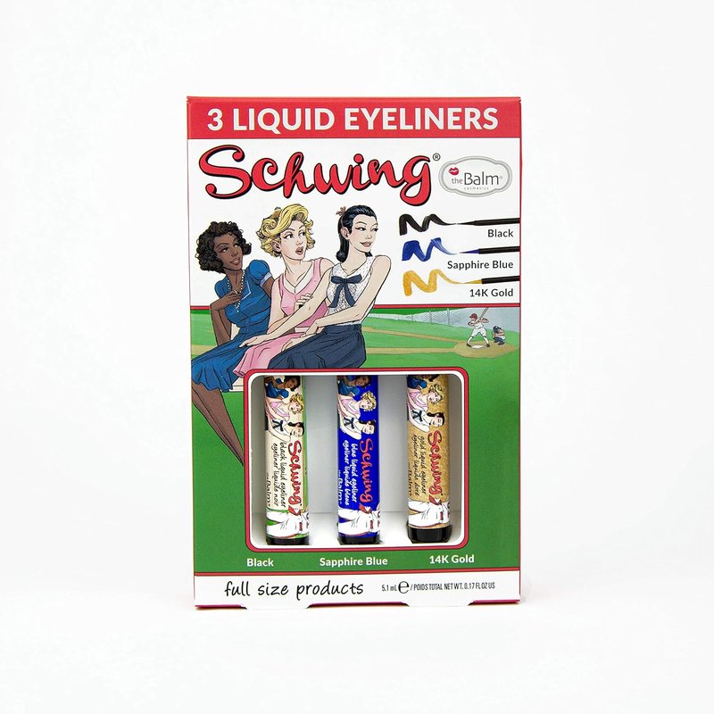 theBalm Liquid Eyeliner Trio - Long-Lasting, Smudge-Proof Formula | Perfect for All Eye Shapes