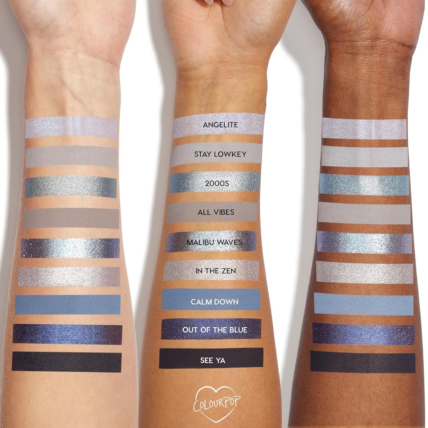 ColourPop Earth Tones Palettes Bundle - High-Pigment Eye Makeup with Matte & Metallic Finishes | Sage the Day & So Elemental (0.3 oz Each)