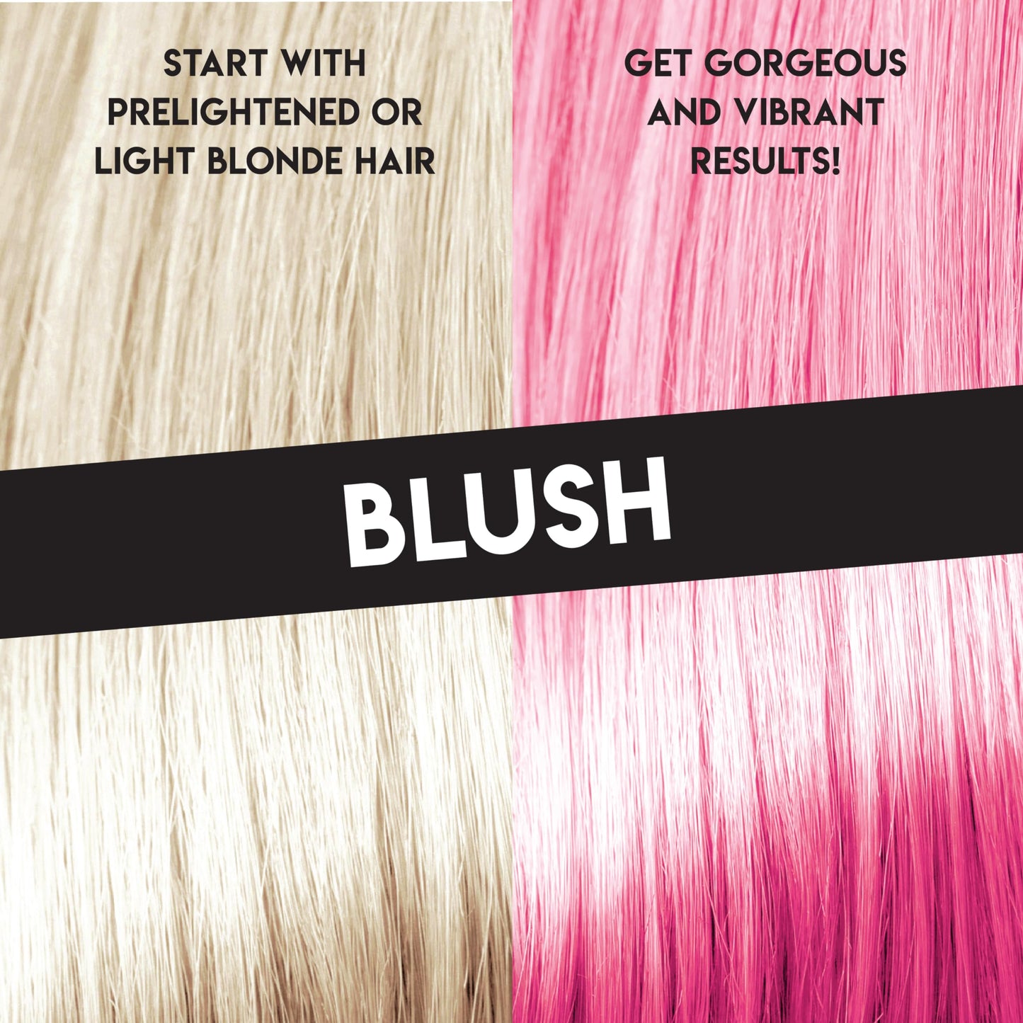 Color Lux Direct Vibes Semi-Permanent Hair Color, Blush, Vibrant & Long-Lasting Shade, Ammonia-Free, Vegan, Sulfate-Free, Paraben-Free, 8 fl oz (Pack of 2)