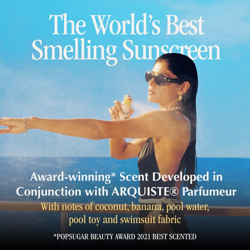 Vacation Classic Sunscreen Spray SPF 50, Water-Resistant, Lightweight, Transparent on All Skin Tones, Dermatologist-Tested, Vegan, 6 Fl. Oz. (Value Pack of 3)