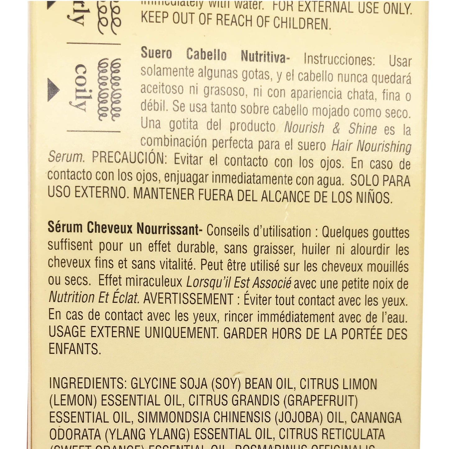 JANE CARTER SOLUTION Hair Nourishing Serum, 1 OZ