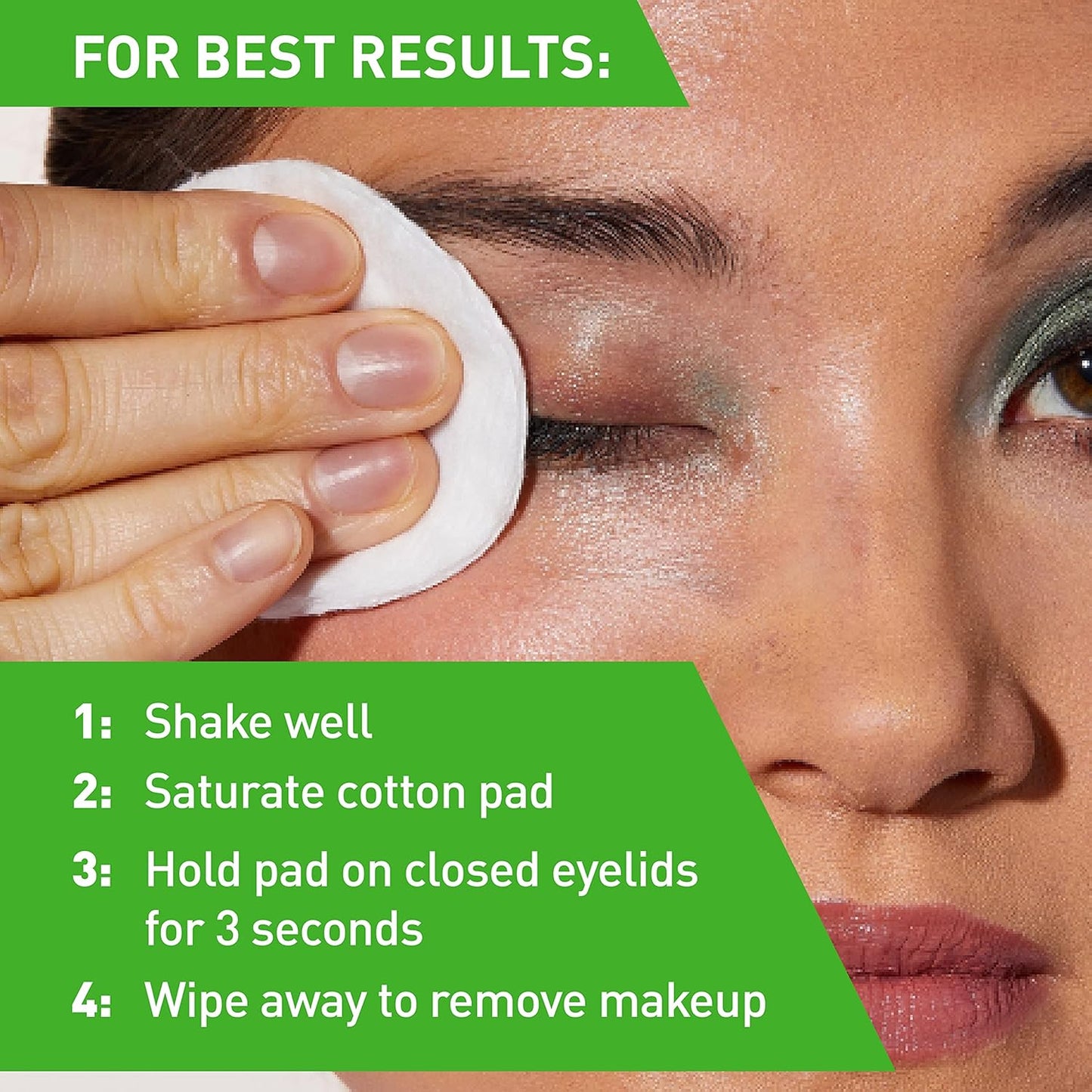CeraVe Eye Makeup Remover - Hydrating Formula with Hyaluronic Acid & Ceramides | 4 Oz, Waterproof & Non-Comedogenic