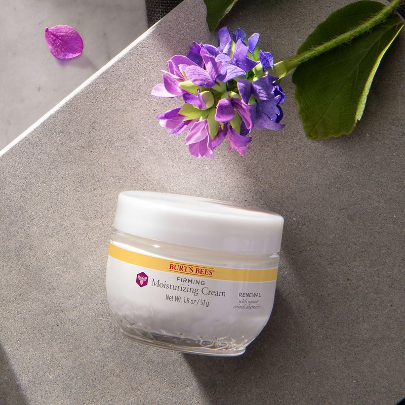 Burt's Bees Renewal Firming Face Cream, Anti-Aging Retinol Alternative, Moisturizing Natural Origin Skin Care, 1.8 Ounce