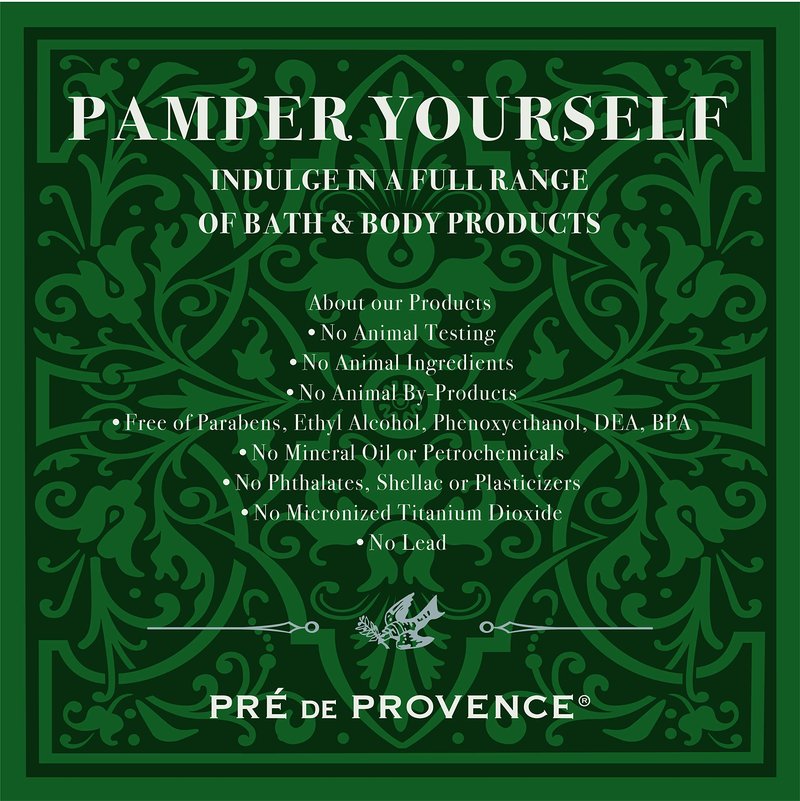 Pre de Provence Bergamot & Thyme Men's Fragrance Collection, Shave Soap in Tin, 150 G