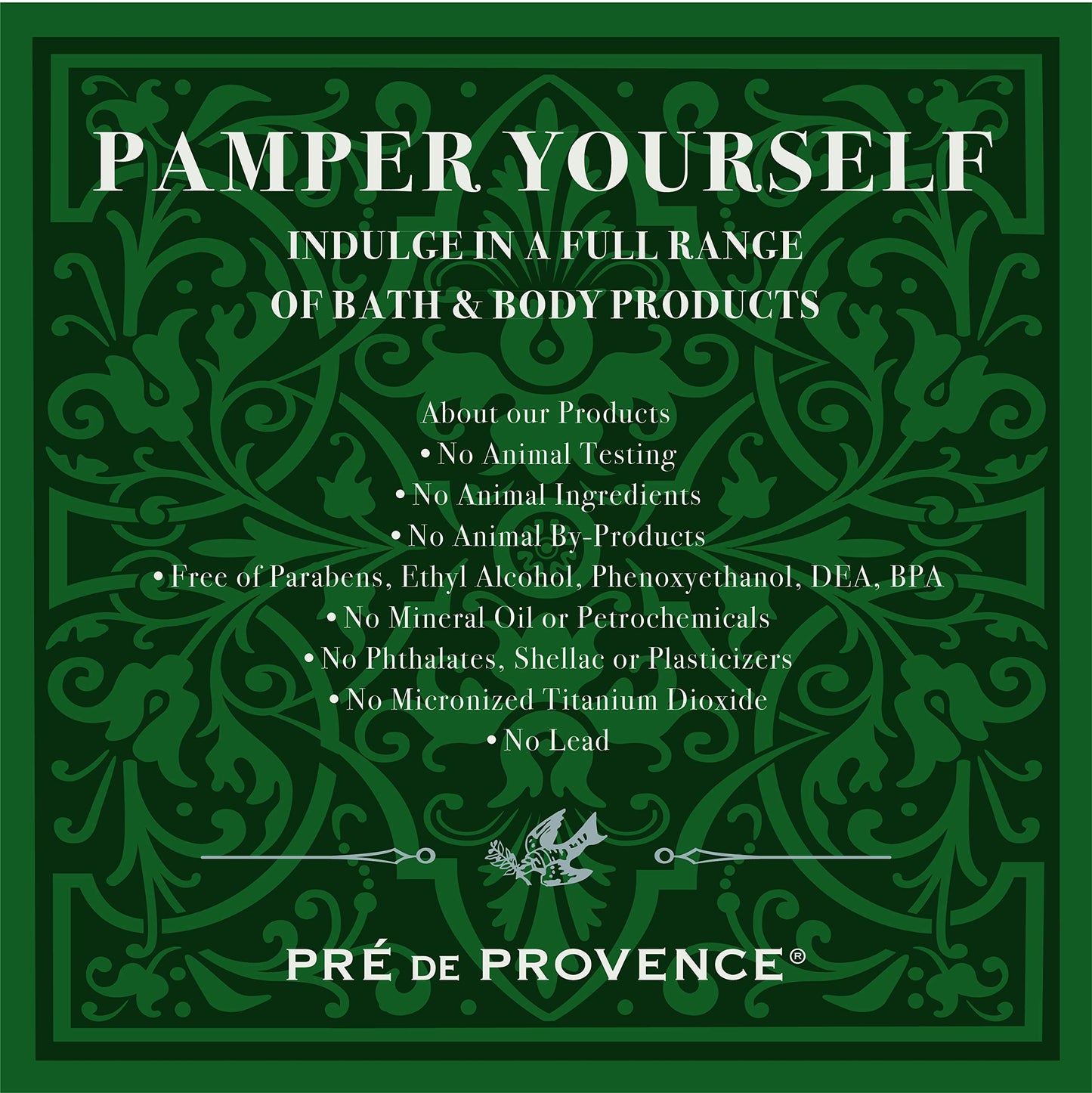 Pre de Provence Bergamot & Thyme Men's Fragrance Collection, Shave Soap in Tin, 150 G