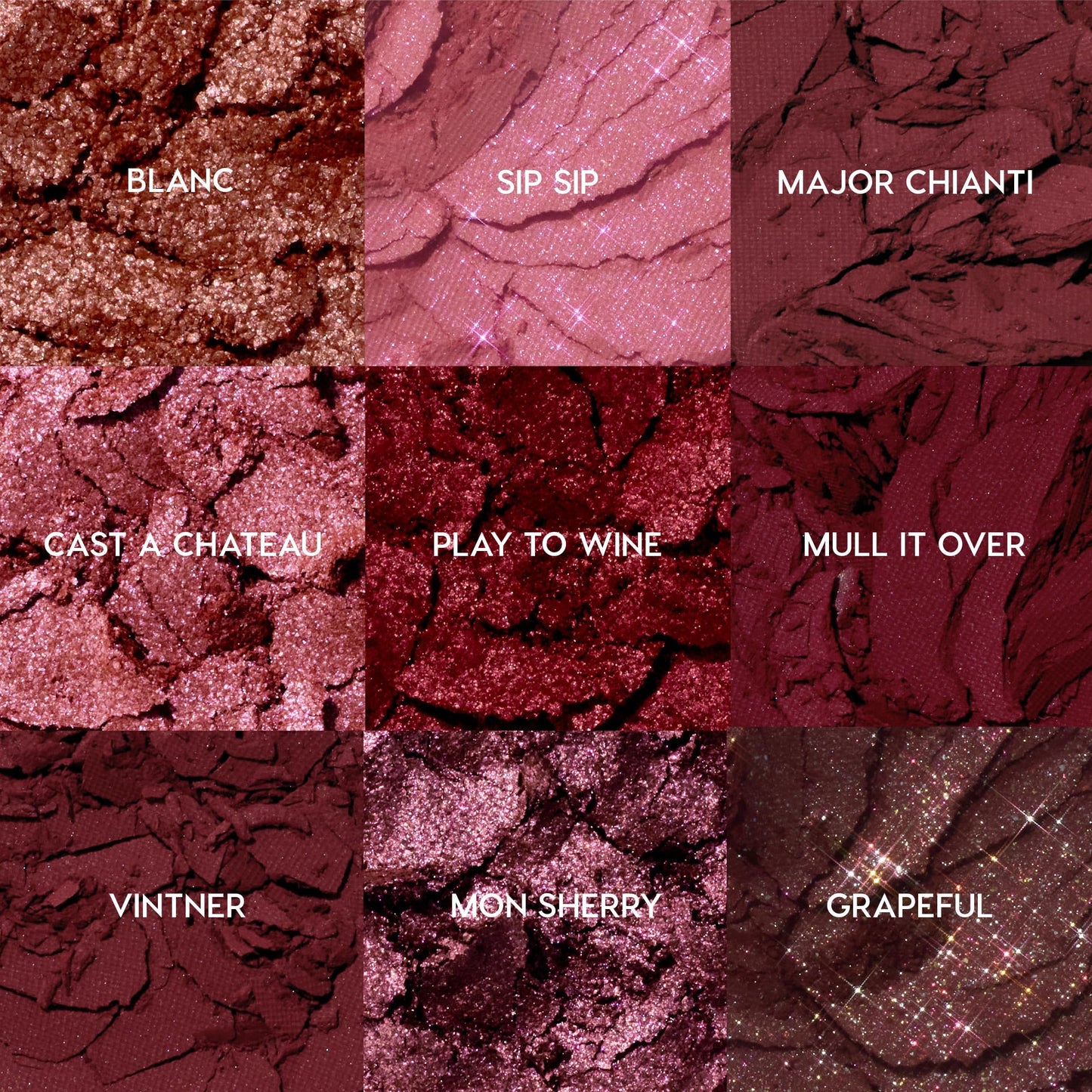 ColourPop Wine & Only Eyeshadow Palette - Deep Red & Burgundy Eye Makeup Palette with Matte, Metallic and Matte Sparkle Finishes - High-Pigment Eye Makeup with a Long-Wearing Formula (0.3 oz)