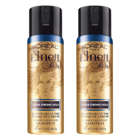 L'Oreal Paris Elnett Satin Extra Strong Hold Hairspray - Color Treated Hair 11 Ounce (1 Count) (Packaging May Vary)