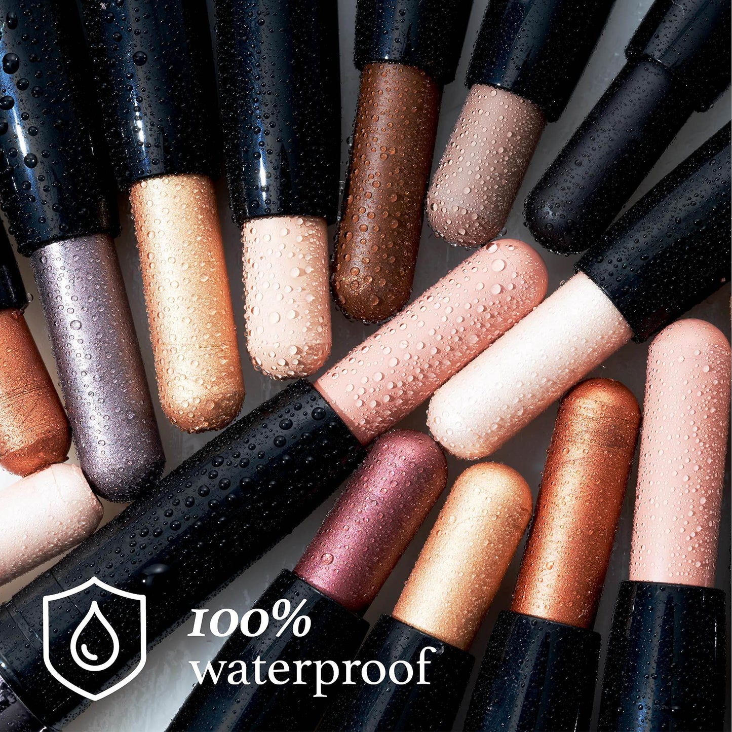 Julep Bronze Shimmer Eyeshadow Stick x Blackest Black When Pencil Met Gel Eyeliner Duo