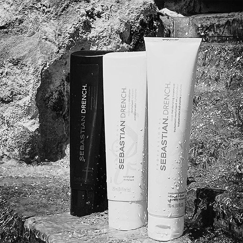 Sebastian Professional Drench Shampoo | Deep Moisturizing for Chemically Treated Hair | 8.4 fl oz