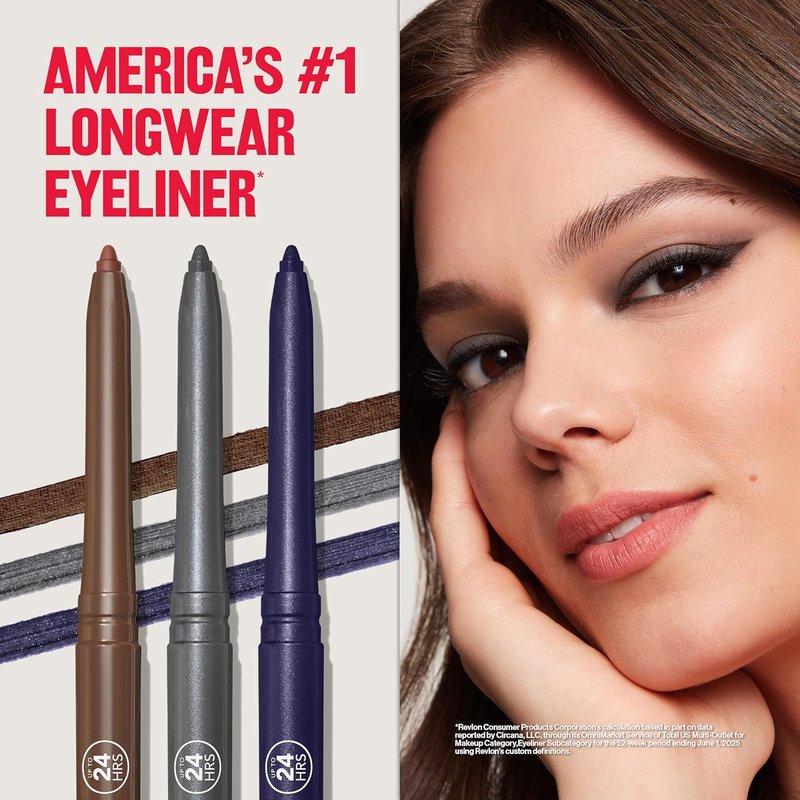 Revlon ColorStay Waterproof Eyeliner Pencil - Smudge-Proof, Long-Lasting Shimmer Finish | 212 Bronze, 0.01 oz