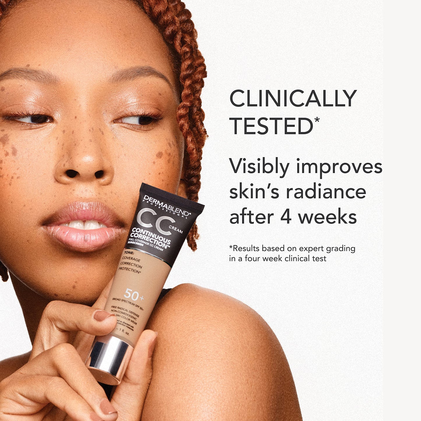 Dermablend Continuous Correction Tone-Evening CC Cream SPF 50+, 60N, 1 fl. oz. (Pack of 1)