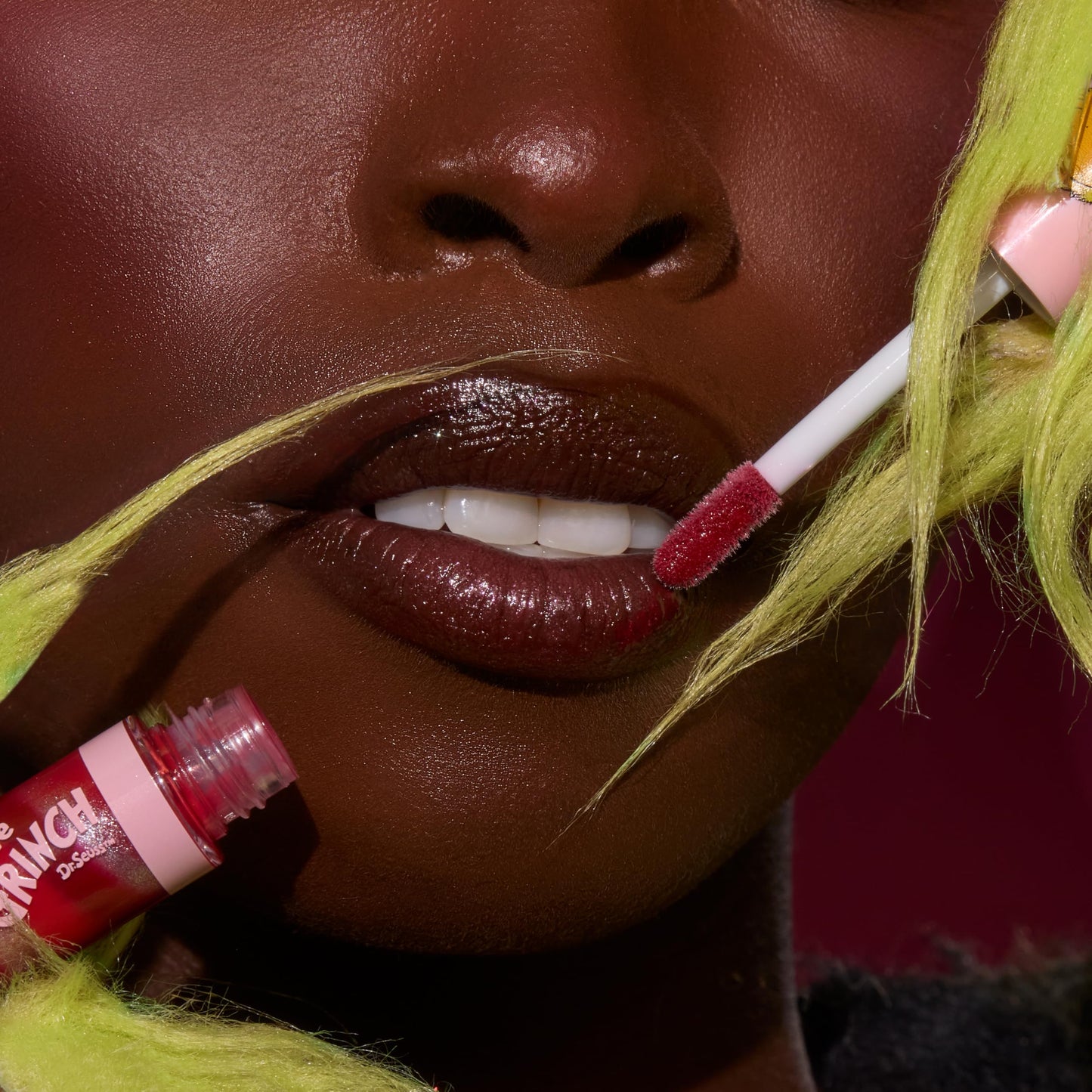 ColourPop x The Grinch Merry Grinchmas Swirl Tinted Lip Gloss Makeup Kit - Vegan Hydrating Lip Gloss Set with Sugar Cookie Flavor - Limited Edition Holiday Makeup Gift Set (3 Count)