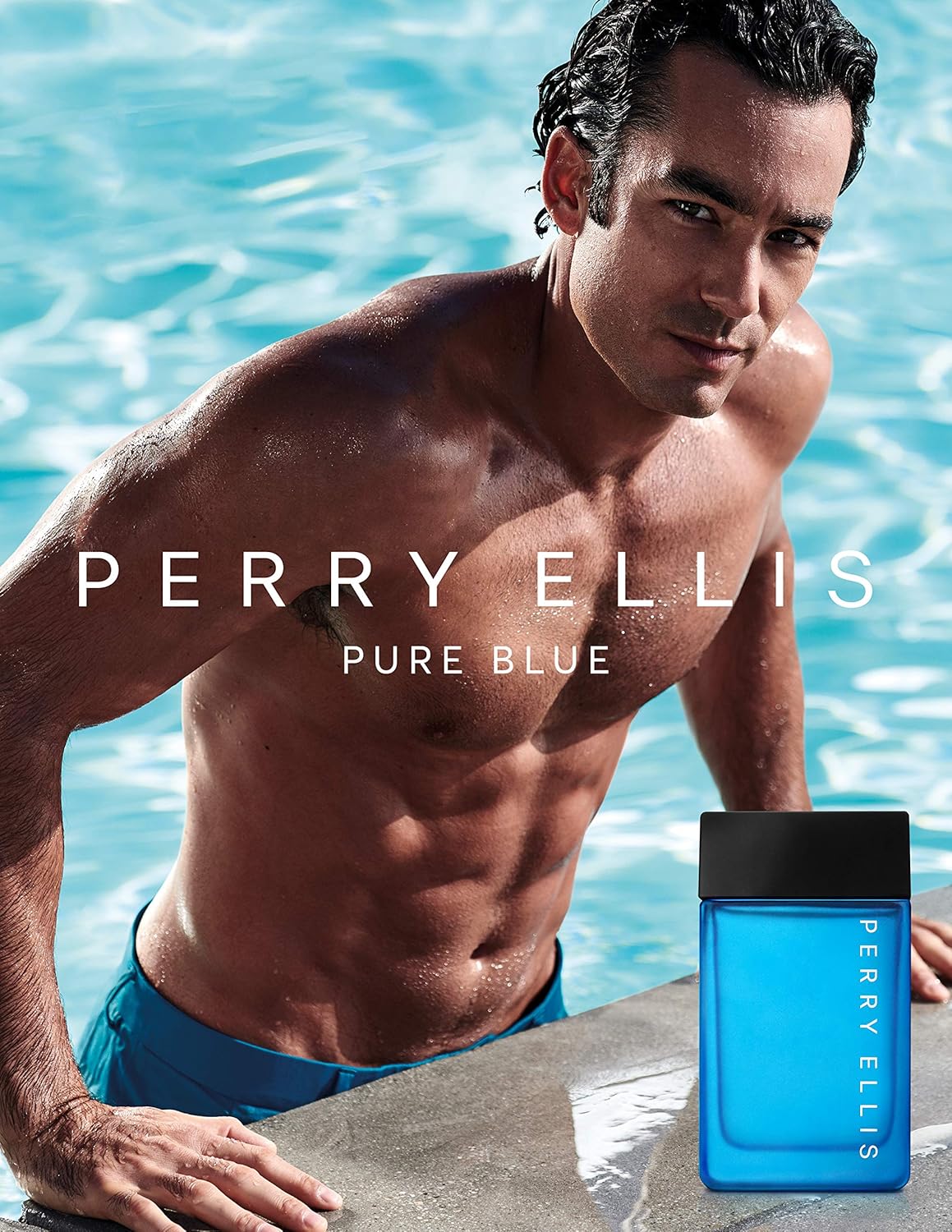 Perry Ellis Pure Blue Men’s 3.4 oz EDT Spray - Fresh Fragrance for Everyday Wear