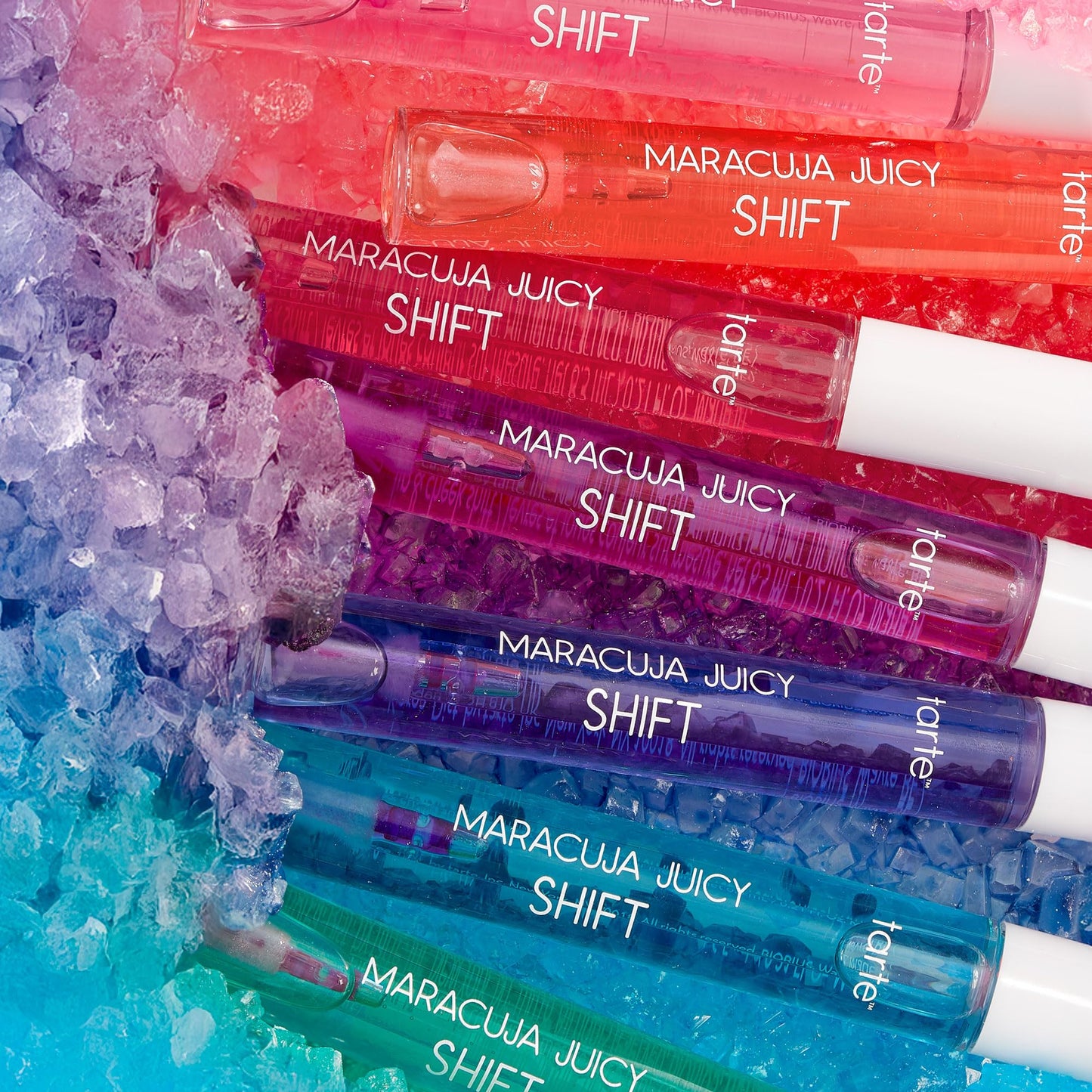 tarte maracuja juicy lip & cheek shift – pH-Powered Lip Gloss Balm with Vitamin E & Hyaluronic Acid for Smooth, Moisturized Lips & Cheek Tint Blush, Vegan & Cruelty-Free, full size, blueberry