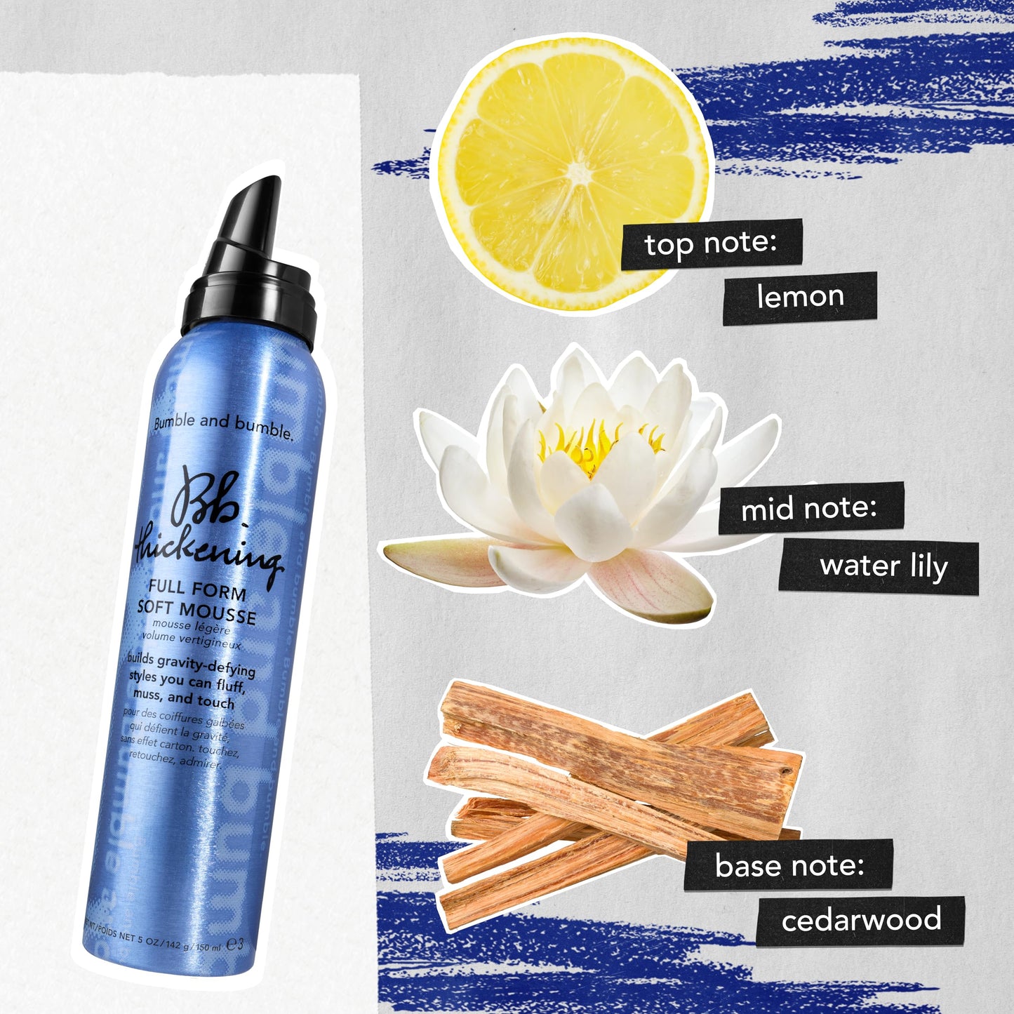 Bumble and bumble. Thickening Full Form Soft Hair Mousse | Volumizing Mousse Adds Heat Protection and Soft Hold | Anti Frizz | For Fine to Medium Straight, Wavy Hair Types, 5 Ounce (Pack of 2)