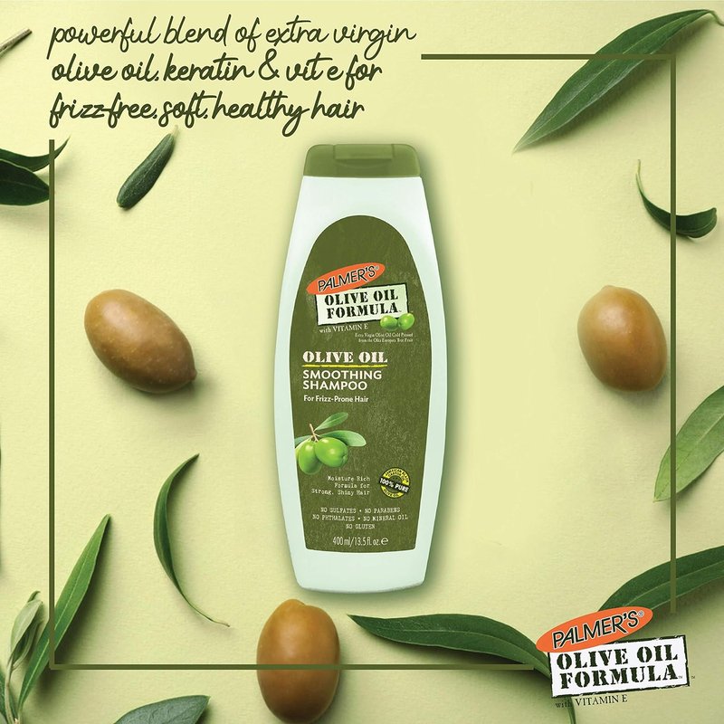 Palmer's Olive Oil Smoothing Shampoo - Nourishing Formula for Frizz Control | 13.5 Ounce