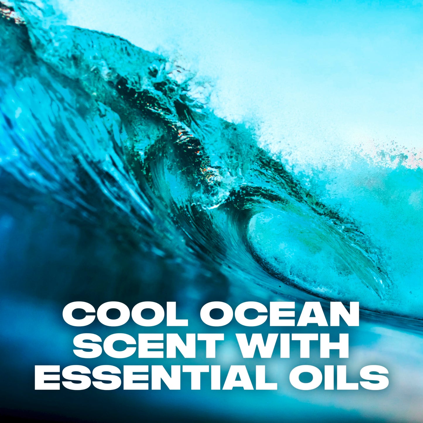 AXE Cool Ocean Men's Body Wash With Essential Oils 12H Refreshing Scent Body Wash For Men, Clean and Fresh Scent 16 oz