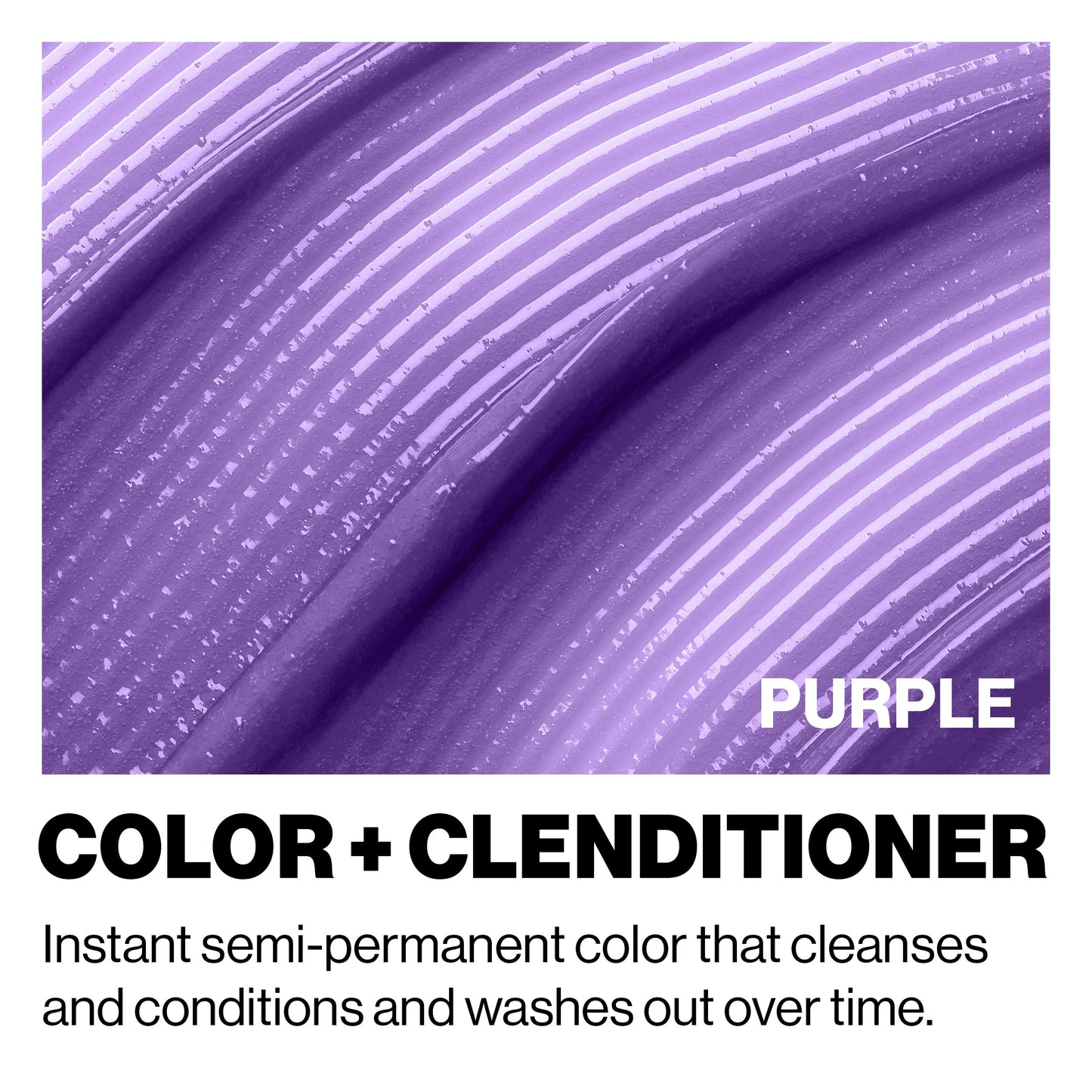 Keracolor Clenditioner PURPLE Hair Dye - Semi Permanent Hair Color Depositing Conditioner, Cruelty-free, 33.8 Fl. Oz.