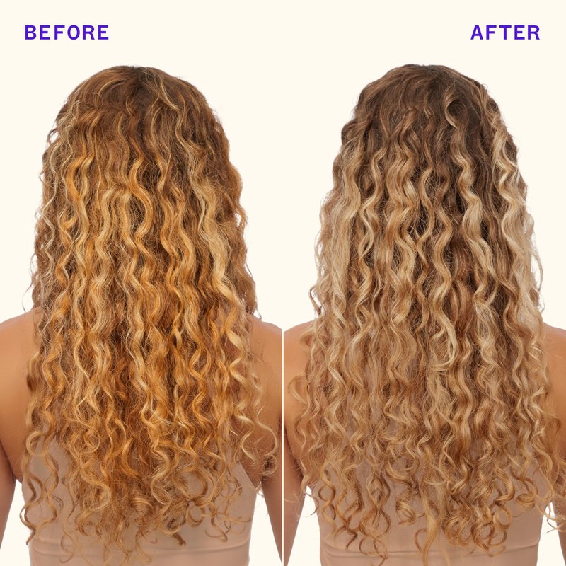 Amika bust your brass cool blonde strength repair shampoo + conditioner, 275ml