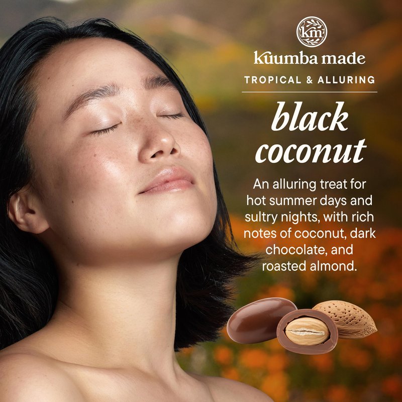 Kuumba Made Black Coconut Fragrance Oil, Long-Lasting Scented Oil Perfume Roller, Vegan, Alcohol-Free, 0.5 Fl Oz Fl Oz