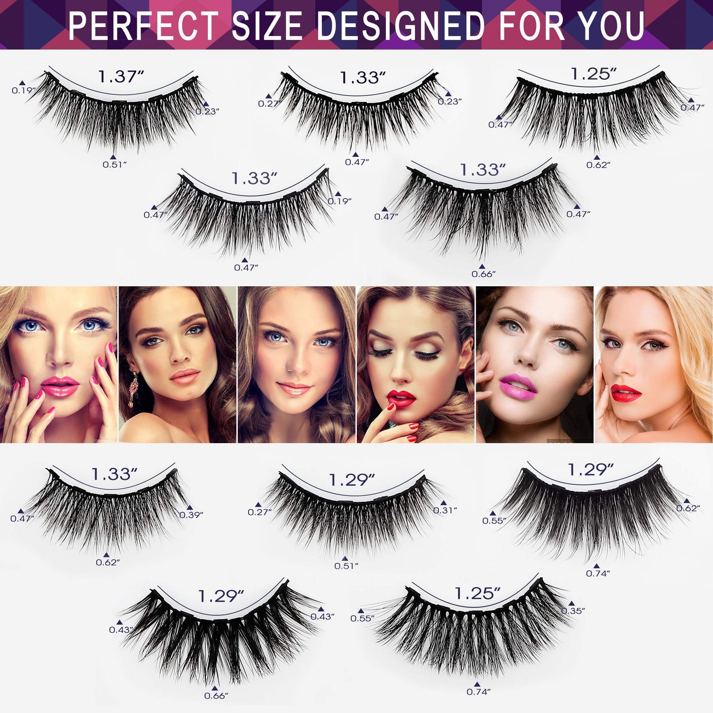 Alcastar Magnetic Eyelashes with Eyeliner Kit, Magnetic Lashes Natural Looking with, Reusable,Long Lasting, Easy Apply,Cruelty-Free (ATZ1004-A1)