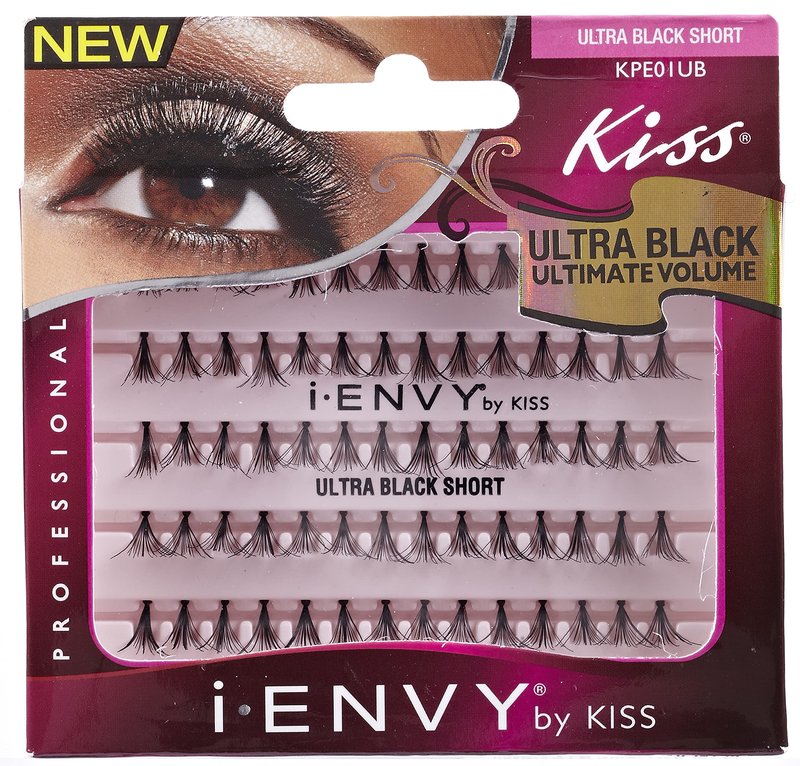 i•ENVY Kiss Ultra Black Short Lashes (3 Pack)