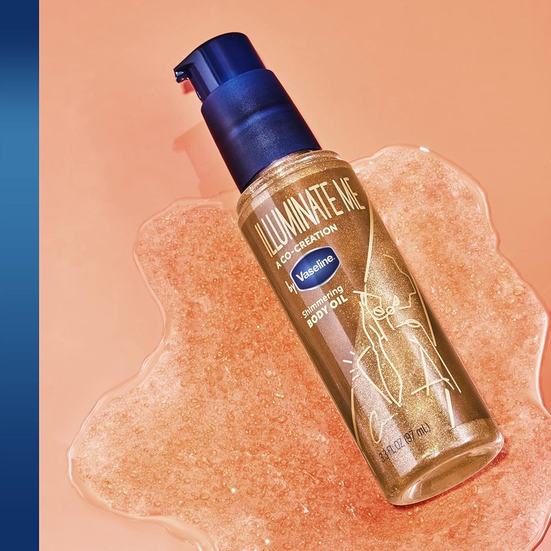 Illuminate Me Shimmering Body Oil - Perfect for Melanin Rich Skin | 3.3 oz Glowing Finish