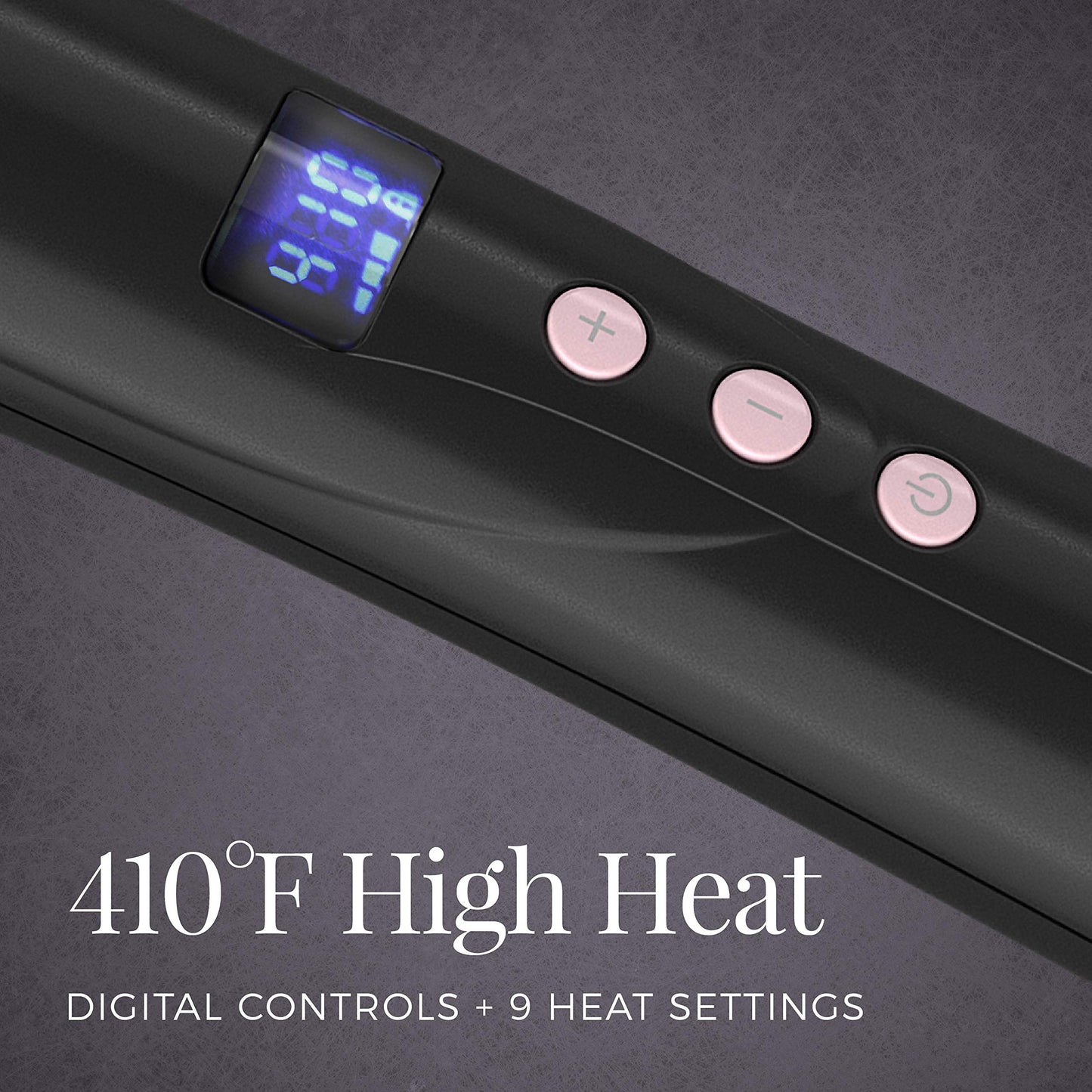 Remington Amazing Hair Bundle: Anti Static Ceramic Hair Straightener & Digital 1-1 ½ Inch Ceramic Curling Wand