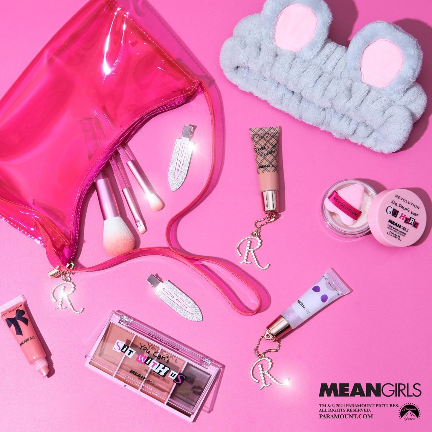 Mean Girls x Revolution Cream Blush Palette - 4 Vegan Shades for Face & Cheeks | 2.12 oz