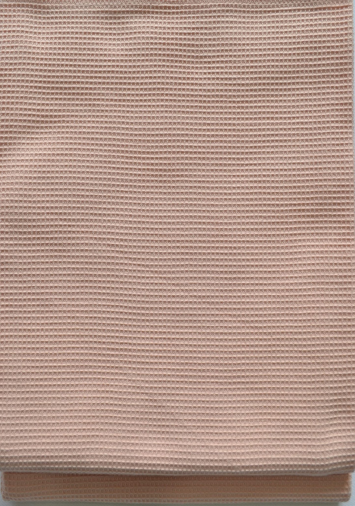 GO GREEN ORGANICS, Waffle Bath Towel Pack of 2, 30.5x58 INCHES, Natural Organic Cotton, GOTS Certified (Pearl Blush) Super ABSORBANT & Quick Dry, NO SOFTENERS, Environment Friendly