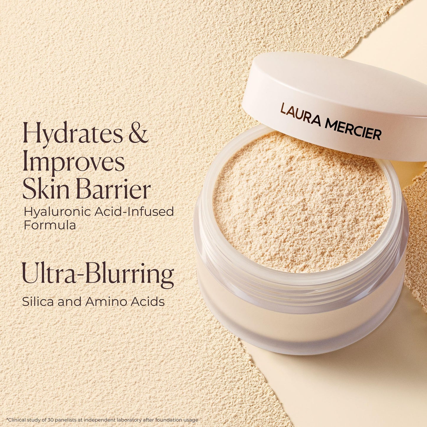 Laura Mercier Translucent Loose Talc-Free Setting Powder Ultra-Blur, Fair to Medium Skin Tones, Translucent Mini Size