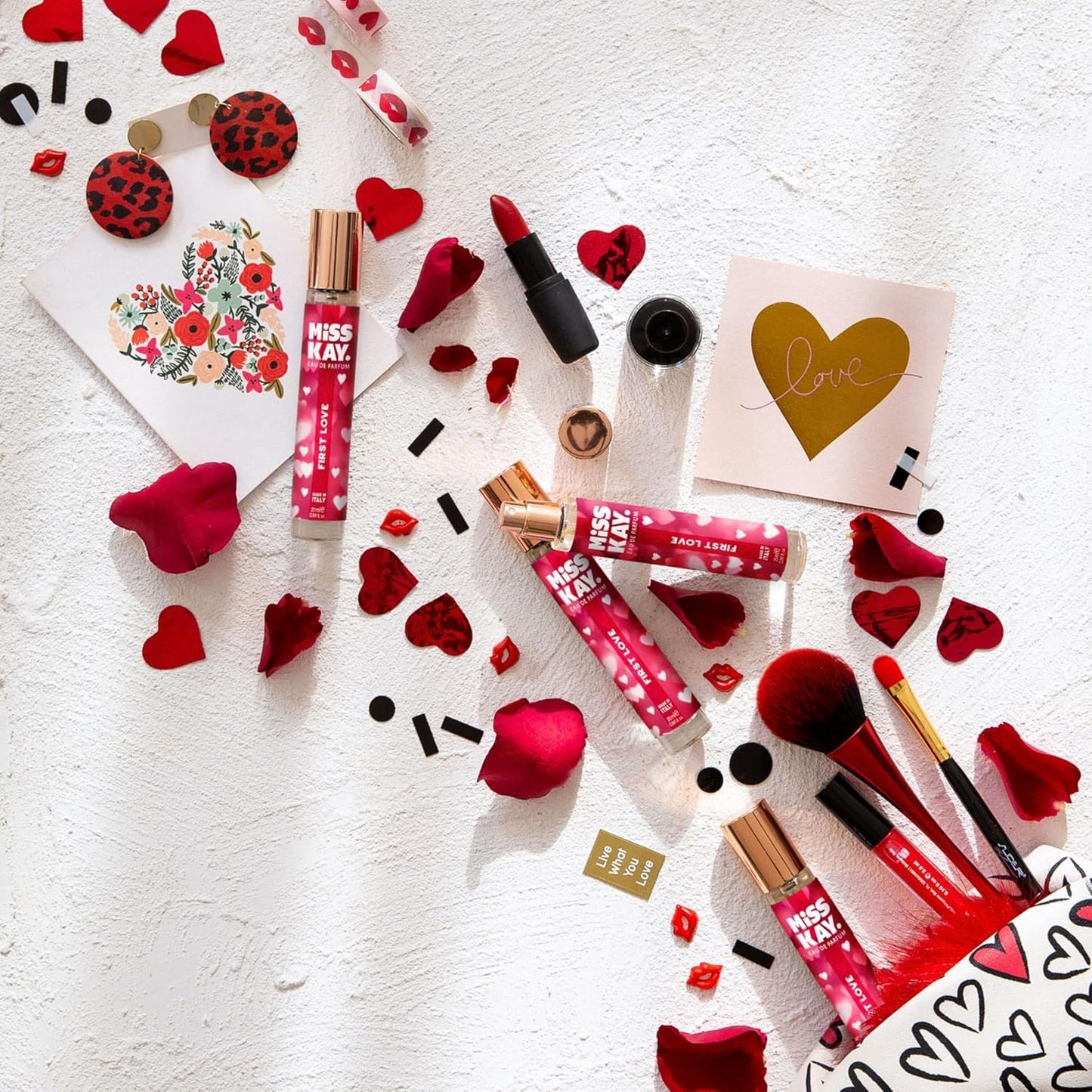 First Love Eau de Parfum 25ml | Fruity Floral Scent with Bergamot, Blackcurrant & Jasmine - Vegan & Made in Italy
