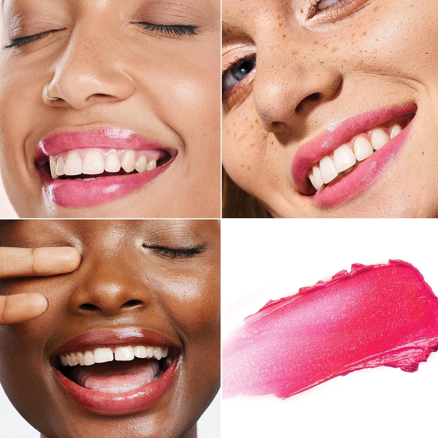 Tinted Lip Balm - Moisturizing Sheer Lip Color with Hyaluronic Acid & Vitamin E | 0.21oz - Rosy Bloom