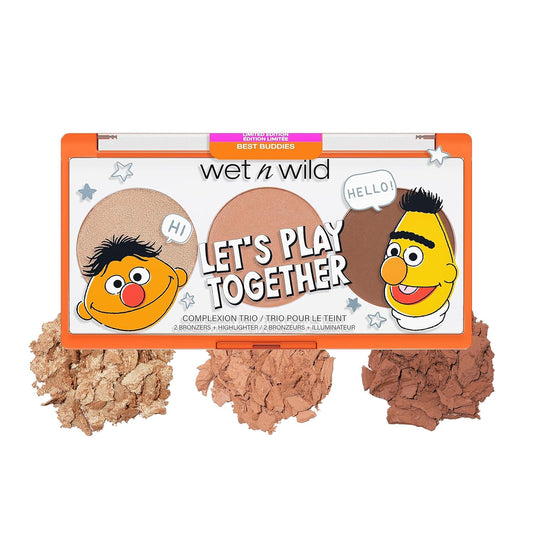 Wet n Wild Complexion Trio - Let’s Play Together | Versatile Makeup Set for All Skin Types