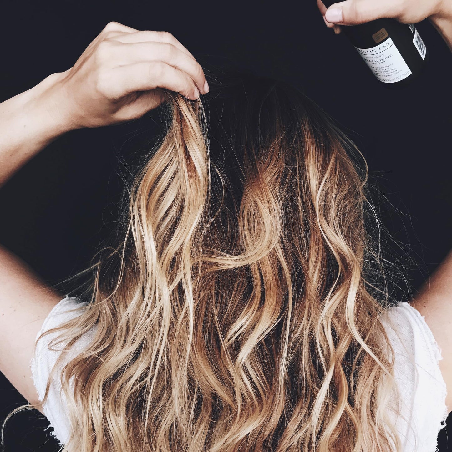 Kristin Ess Hair Soft Shine Beach Wave Hair Spray for Soft Texture + Shine, Non-Drying, Wavy Hair Styling Product, 6.7 oz