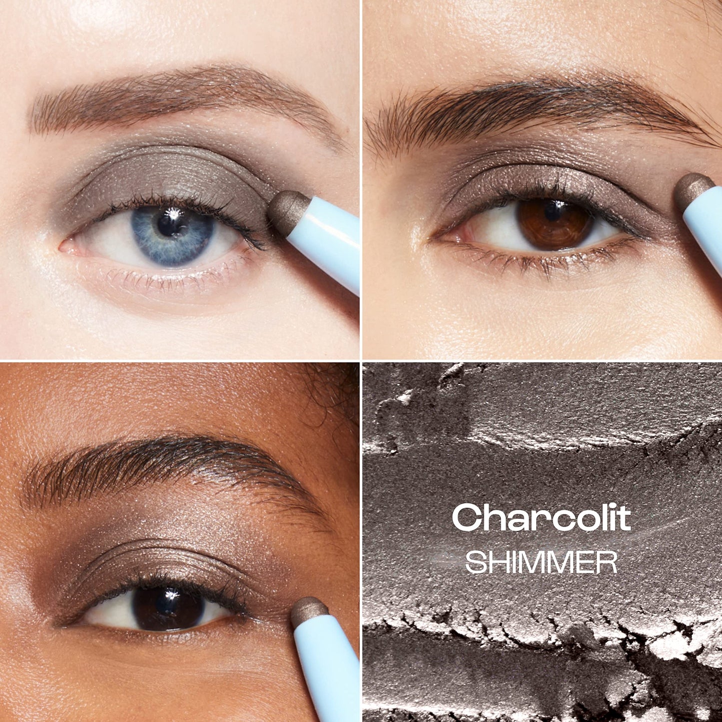 ALLEYOOP 11th Hour Cream Eyeshadow & Liner Stick Bundle – Bronze Medal (Shimmer) & Charcolit (Shimmer) -Waterproof, Smudge-Proof, Crease-Proof Eyeshadow for Over 11 Hours