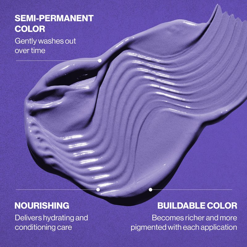 Keracolor Color + Clenditioner 3-in-1 Color-Depositing Conditioner, Gently Cleanses & Conditions, Semi-Permanent Lavender Hair Color, 12 Fl Oz