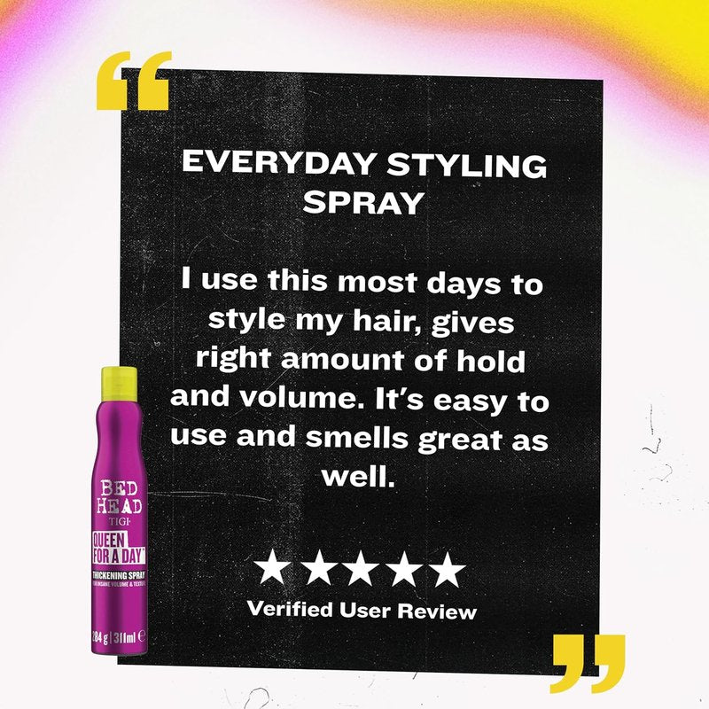 TIGI Bed Head Volumizing Hair Spray - Thickening & Texturizing for Fine Hair | 10.5 oz
