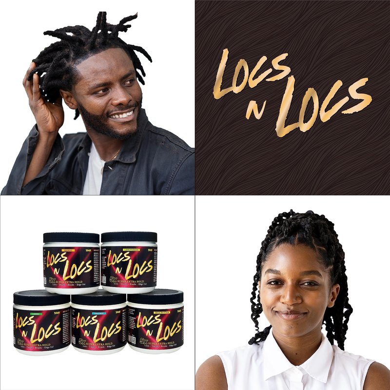 Taha Locs & Locs Gel - 5X Super Extra Hold, Natural & Non-Damaging for Locs, Braids, Twists - 16 Oz (Lemongrass, 1 Pound(Pack of 1))