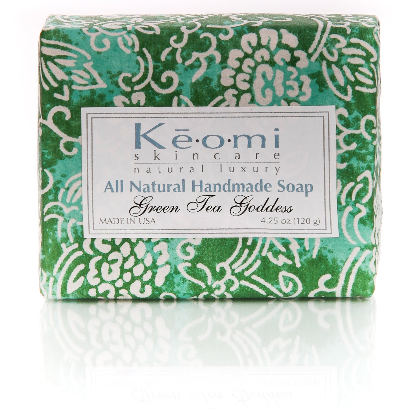 Organic Luxury Handmade 4 Bar Soap Gift Set by KEOMI NATURALS - Gift Boxed & Ready to Give - PAMPER THEM w/LUXURY WHILE LIFTING THEIR SPIRITS