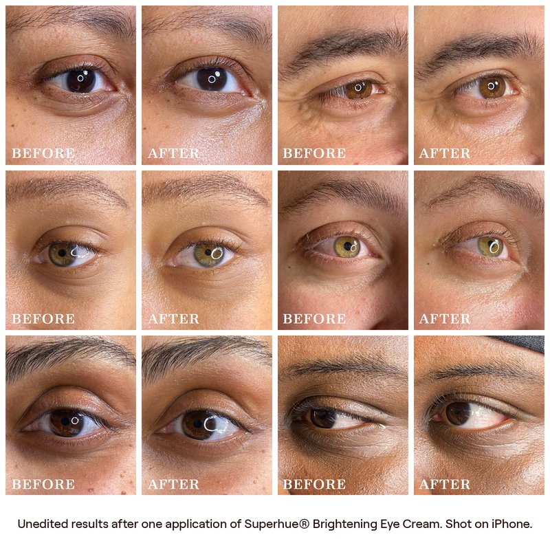 Live Tinted Superhue Brightening Eye Cream - Instantly Refreshes and Brightens - Hydrating & Soothing - Cooling Applicator - Niacinamide & Vitamin C 0.5 fl oz