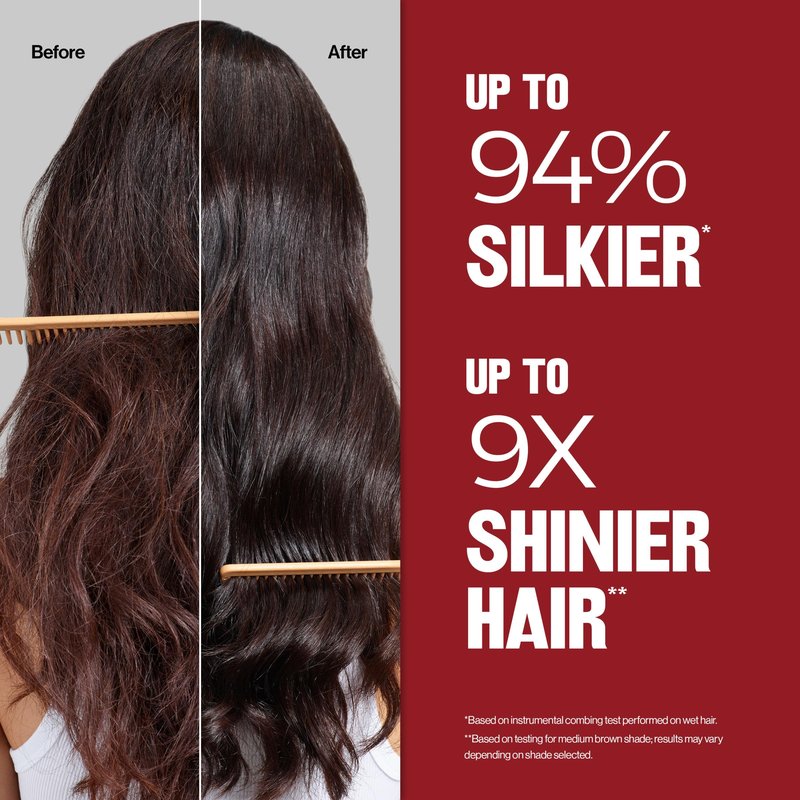 Revlon ColorSilk with Bond Repair Complex, Brown Permanent Hair Color, 100% Gray Coverage, Ammonia Free Hair Dye, Vegan Keratin, 32 Dark Mahogany Brown (Pack of 3)